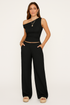 'Fleur' Off Shoulder Top and Wide Leg Pants Set - Celes Fashion